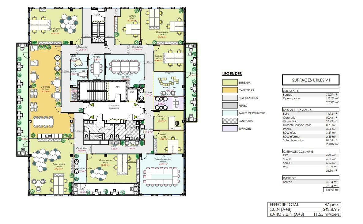 Bureau Limonest 2437m² Location bureau Limonest Rhône OLBUR2420125 14